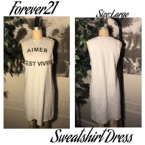 Forever 21 Large Sweatshirt Dress